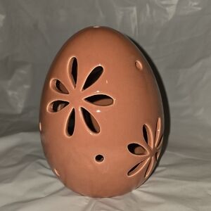 Pink Ceramic LED Egg
